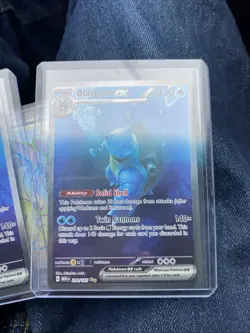 Pokemon TCG Blastoise EX Sir 200/165 Scarlet & Violet 151 - Image 3