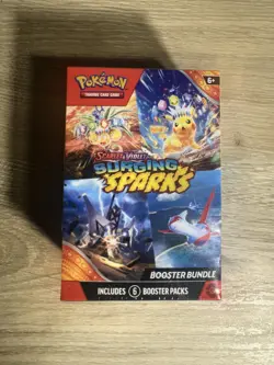 Pokemon TCG Scarlet & Violet Surging Sparks Booster Bundle Box Pikachu & Latias - Image 1