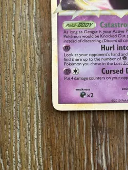 Pokemon Gengar Prime Ultra Rare Holo Stage 2 94/102 Triumphant 130 HP 2010 - Image 3