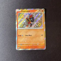 Pokemon Charcadet 114/091 Shiny Rare Scarlet and Violet- Paldean Fates Mint - Image 1