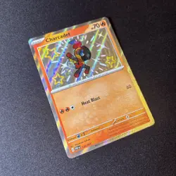 Pokemon Charcadet 114/091 Shiny Rare Scarlet and Violet- Paldean Fates Mint - Image 3