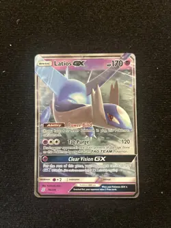 Pokemon TCG Latios GX Unified Minds 78/236 Holo Ultra Rare - Image 2