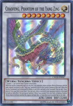 Chaofeng, Phantom of the Yang Zing - CROS-EN047 - Super Rare - Unlimited Edition - Image 1