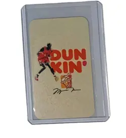 Dunk N Go Nuts Michael Jordan Promo Mini Tobacco Card Chicago Bulls - Image 2