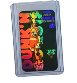 Dunk N Go Nuts Michael Jordan Promo Mini Tobacco Card Chicago Bulls - Image 5