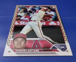2023 Topps Shohei Ohtani Series One & Two Gold Stars #17 & 600 - Image 4