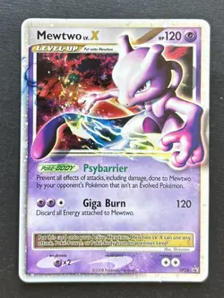 Mewtwo LV.X DP28 Holo Pokemon Card 2008 PROMO MP - Image 1