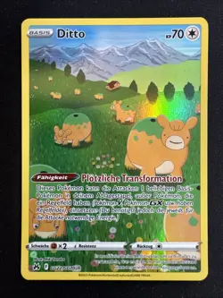 Ditto GG22/GG70 Holo Art Rare Pokemon TCG Zenith der Konige CRZ 2021 NM Deutsch - Image 1