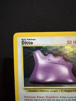 Pokemon TCG Ditto 3/62 Fossil Holo Rare LP/NM - Image 4