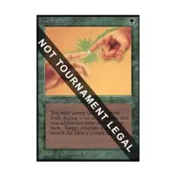 WOTC MtG Collector's Ed Instill Energy (CE) (U) EX - Image 1