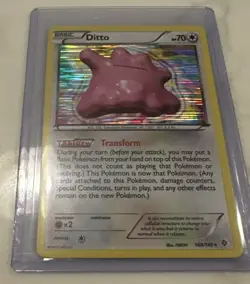 Pokemon TCG Ditto Holo Rare Boundaries Crossed 108/149 2012 - Image 1