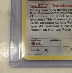 Pokemon TCG Ditto Holo Rare Boundaries Crossed 108/149 2012 - Image 2