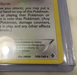 Pokemon TCG Ditto Holo Rare Boundaries Crossed 108/149 2012 - Image 3