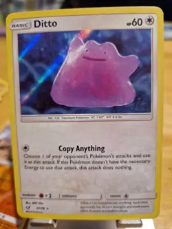 Pokemon TCG - Ditto 17/18 - Detective Pikachu Movie Set - Rare Holo - MP - Image 1