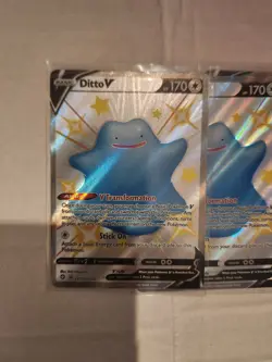 X3 Pokemon TCG Ditto V Shining Fates Sv118/Sv122 Holo Shiny Holo Rare - Image 1