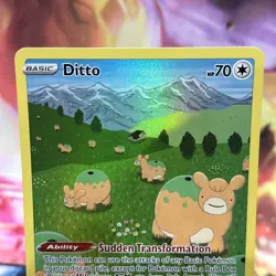 Pokemon TCG Ditto Crown Zenith-Galarian Gallery Gg22/Gg70 Holo Ultra Rare NM - Image 2
