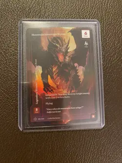 Wonders Of The First Mountain Sovereign Wyrm Rare Formless Foil NM Dragon 4pts - Image 3