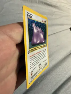 Ditto 3/62 Pokemon Fossil Holo 1st Edition - Image 3
