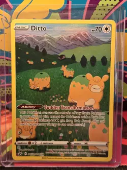Pokemon TCG Ditto Holo Ultra Rare Card Crown Zenith-Galarian Gallery GG22/GG70 - Image 1