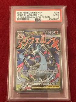 Pokemon Mega Charizard X EX UPC PSA 9 Mint - Image 1