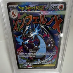 Pokemon 2025 Mega Charizard X ex 023 Ultra-Premium Collection PSA 9 - Image 2