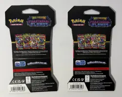 Pokemon TCG Mega Evolution Phantasmal Flames Sleeved Booster Pack Lot of 2 - Image 2