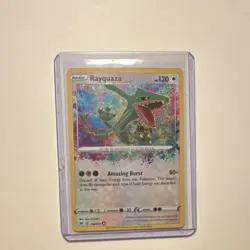 Pokemon Rayquaza Amazing Rare Holo 138/185 Vivid Voltage Amazing Burst Card - Image 1