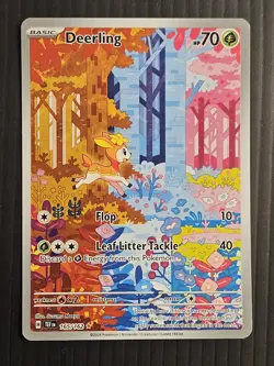 Deerling 165/1622024 Pokemon Temporal Forces Illustration Rare Holo Card - Image 1