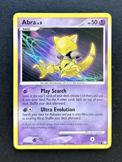Abra 69/123 - Mysterious Treasures Pokemon Card - LP - Image 1