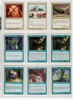 5th Edition Set of 291/449 & Doubles. NM-LP. Game of Chaos, Winds Change ...MTG - Image 1