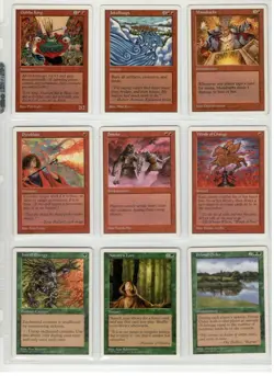 5th Edition Set of 291/449 & Doubles. NM-LP. Game of Chaos, Winds Change ...MTG - Image 3