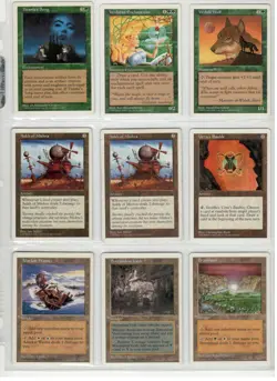 5th Edition Set of 291/449 & Doubles. NM-LP. Game of Chaos, Winds Change ...MTG - Image 4