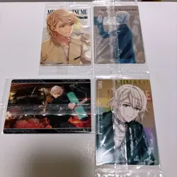 Idolish Seven Natsumiha Wafers Gold Foil Rare Individual Card New - Image 2