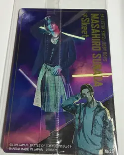 Ballistik Boyz Trading Card Masahiro Sunada EXILE Tribe - Image 2