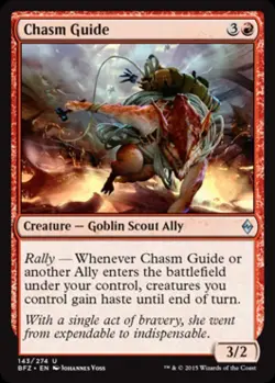 Chasm Guide - Light Play MTG Battle for Zendikar - Image 1