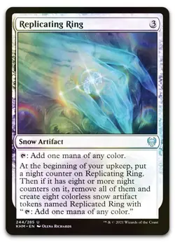 Replicating Ring #244 (Foil) (LP) Kaldheim KHM Magic MTG - Image 1