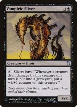 Vampiric Sliver #140 (HP) Time Spiral TSP Magic MTG - Image 1