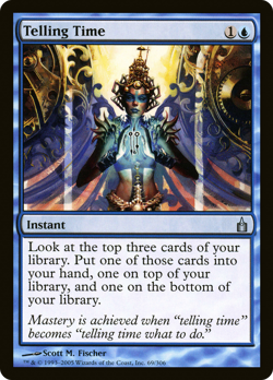 Telling Time #69 (HP) Ravnica City of Guilds RAV Magic MTG - Image 1