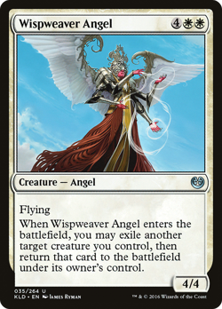 Wispweaver Angel #35 (Foil) (MP) Kaladesh KLD Magic MTG - Image 1