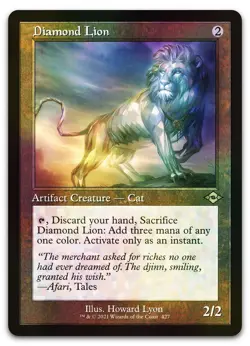 Diamond Lion (Retro Frame) #427 (Foil) (NM) Modern Horizons 2 MH2 Magic MTG - Image 1