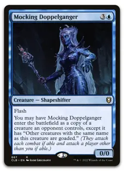 Mocking Doppelganger #667 (NM) Baldur's Gate CLB Magic MTG - Image 1