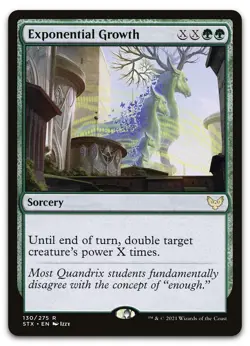 Exponential Growth #130 (LP) Strixhaven STX Magic MTG - Image 1