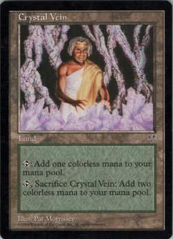 MTG Crystal Vein Mirage Regular Uncommon, Never Played - Image 1