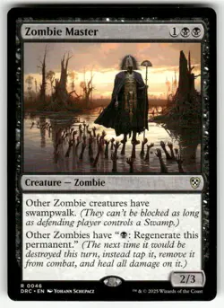 ZOMBIE MASTER #46 MTG COMMANDER: AETHERDRIFT RARE - Image 1