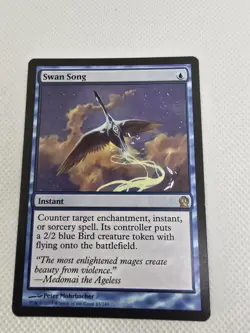 Wizards Swan Song Theros Instant Blue Rare 65 Regular Peter Mohrbacher MTG - Image 1