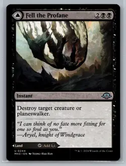 Fell the Profane Modern Horizons 3 #244 Magic MTG - Image 1