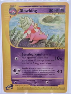 Slowking Aquapolis 34/147 Rare Regular E Series WOTC Pokemon Card NM Near Mint - Image 1