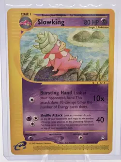 Slowking Aquapolis 34/147 Rare Regular E Series WOTC Pokemon Card NM Near Mint - Image 3