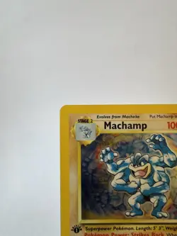 Pokemon TCG Machamp Holo 1st Edition Base Set 8/102 - MP Condition - Image 3