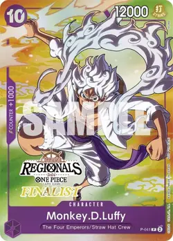 Monkey.D.Luffy (041) (Offline Regional 2024 Vol. 2) [Finalist] P-041 One... - Image 1